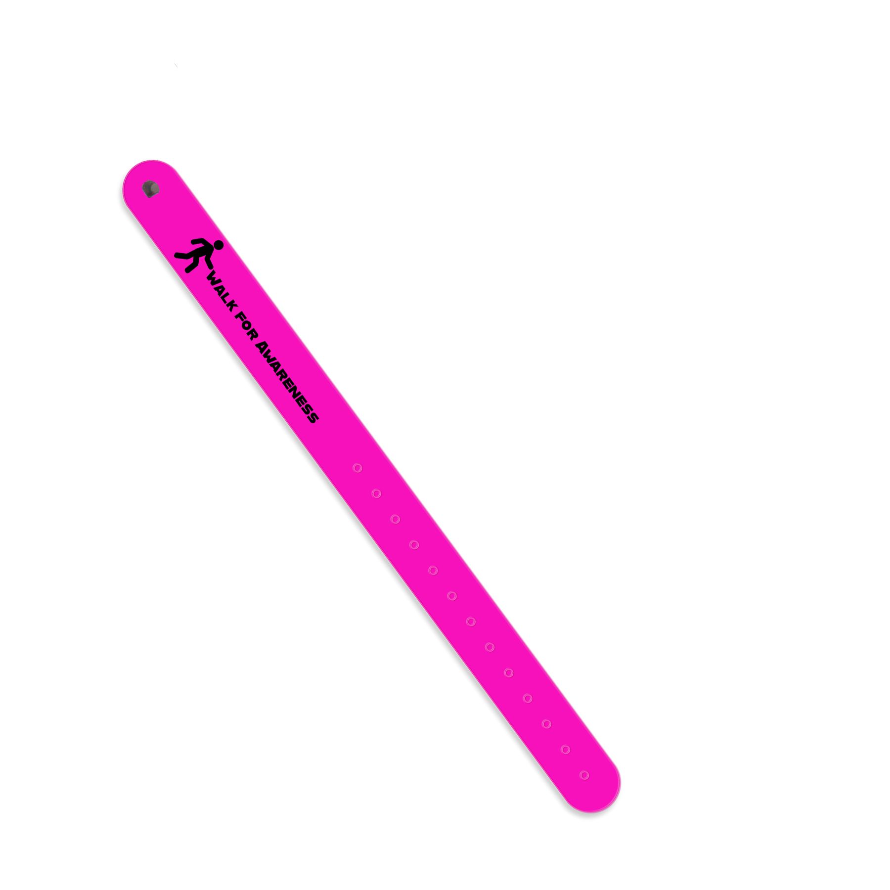 Fluorescent Pink Imprinted - Reusable Stud